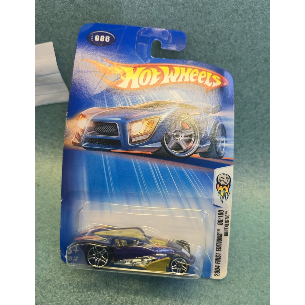 2004 Hot Wheels First Editions 86/100 Brutalistic Purple Diecast Car 1:64 C2746
